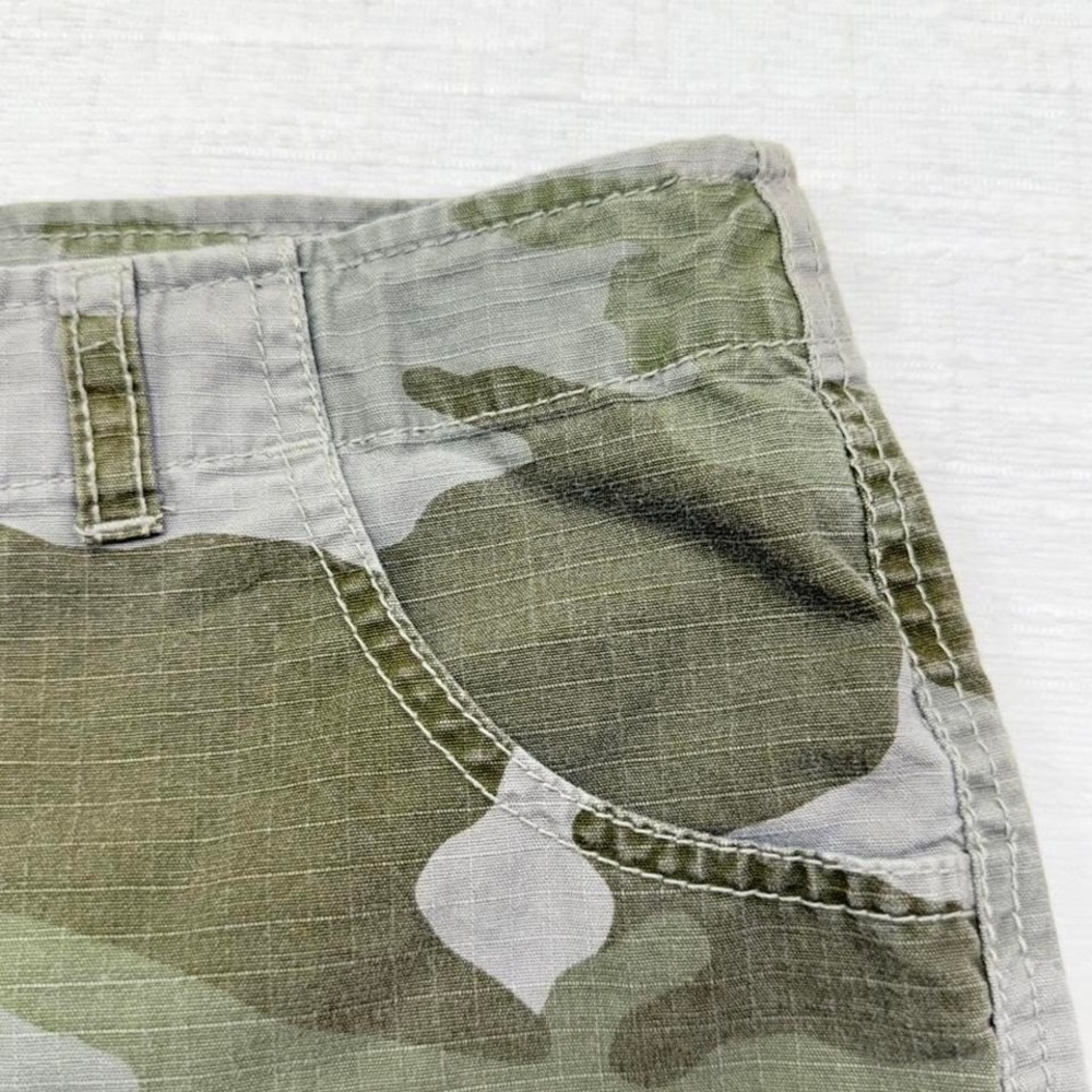 Vintage Delias Camo Mini Skirt Low Rise Utility Y2K Bratz Womens 11 - Picture 6 of 8